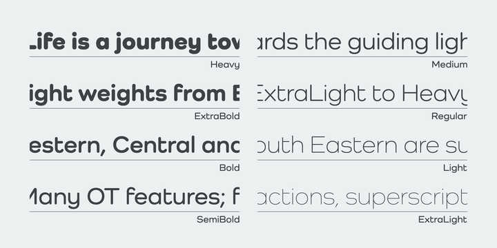 Example font Como #2