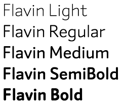 Example font Flavin #2