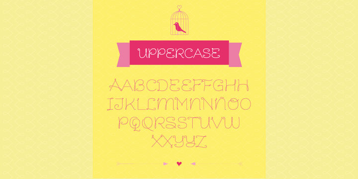 Example font Love Story #3