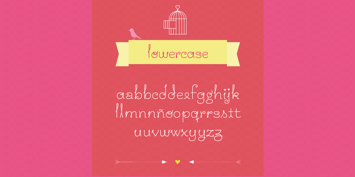 Example font Love Story #4