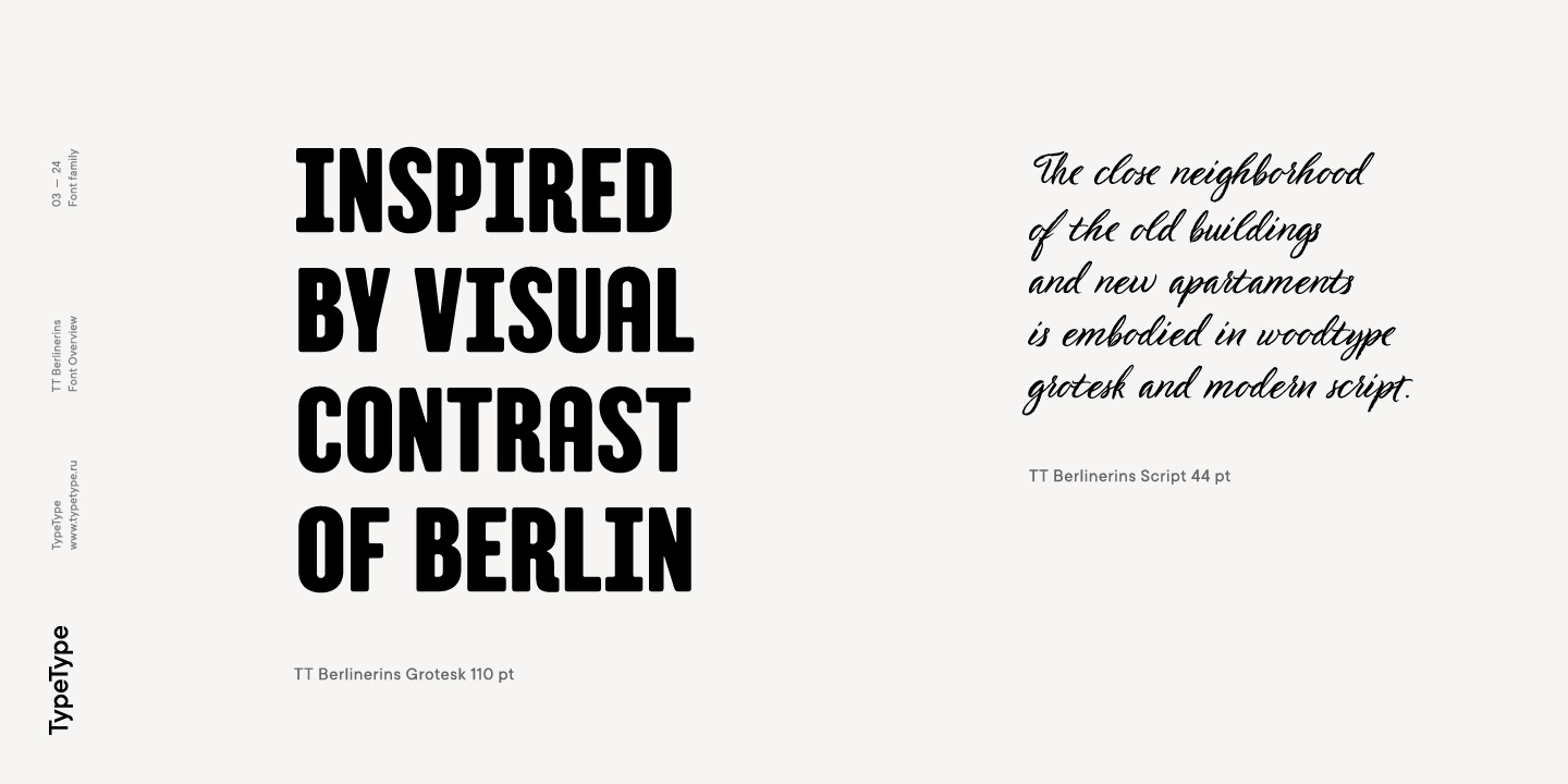 Example font TT Berlinerins #4