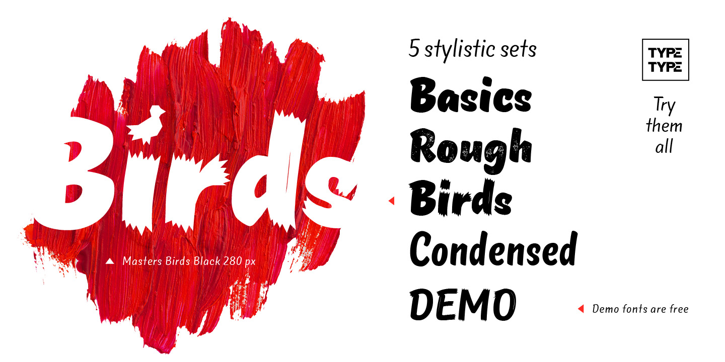 Example font Masters Birds #8