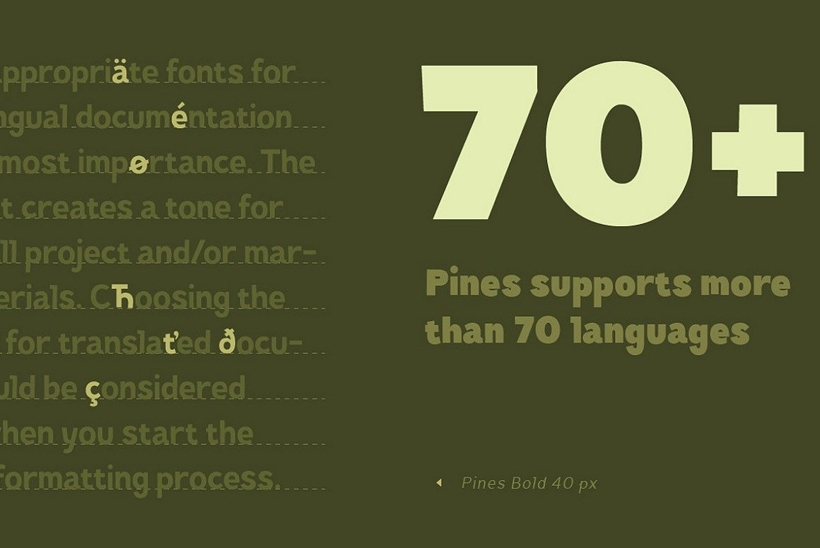 Example font TT Pines #2