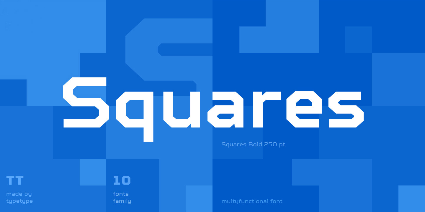 Example font TT Squares #2