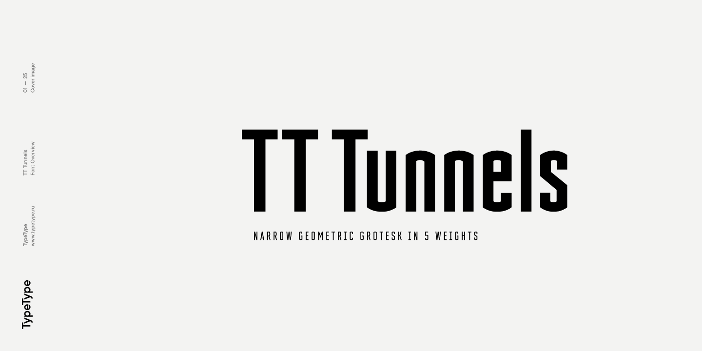 Example font TT Tunnels #2