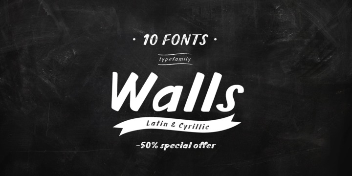 Example font Walls #4