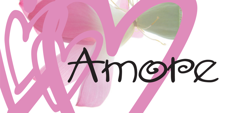 Example font Amore #2
