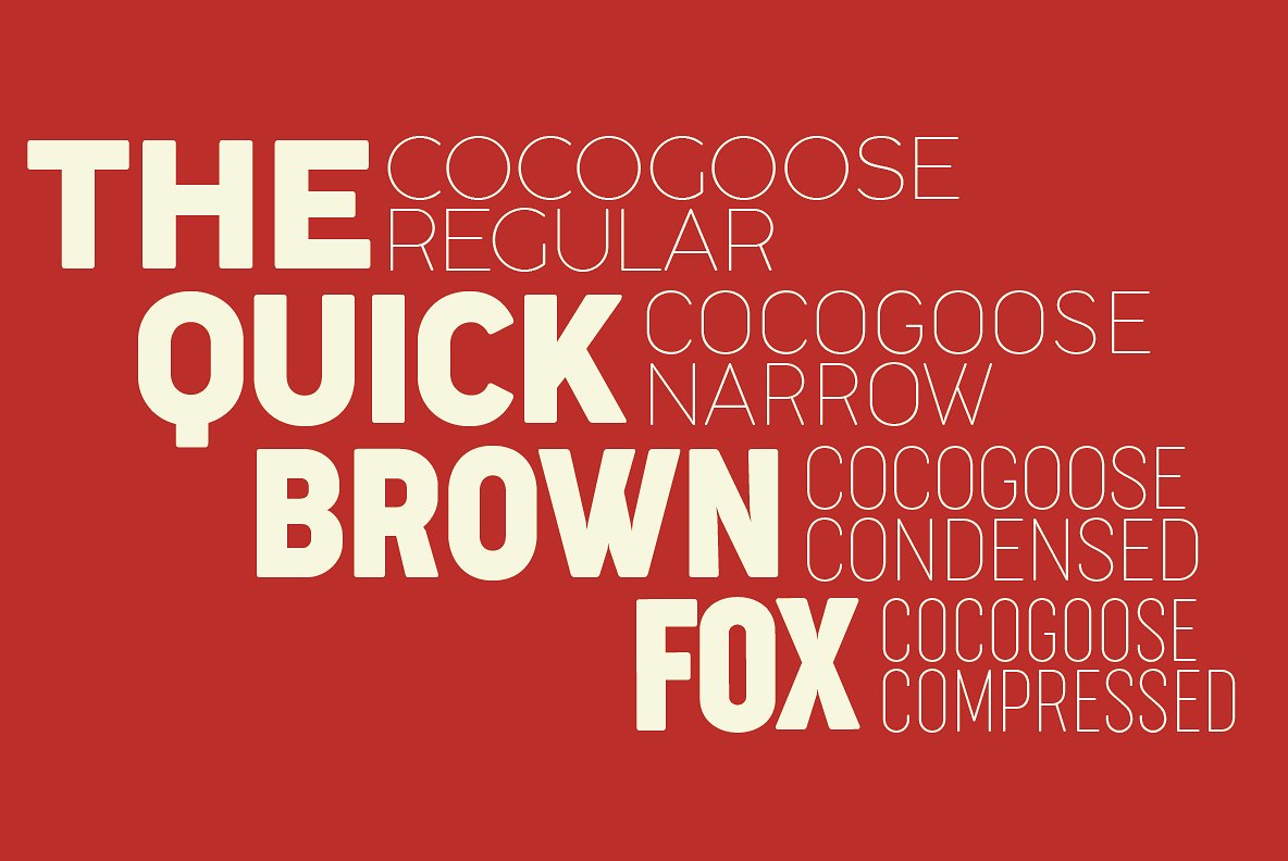 Example font Cocogoose #8