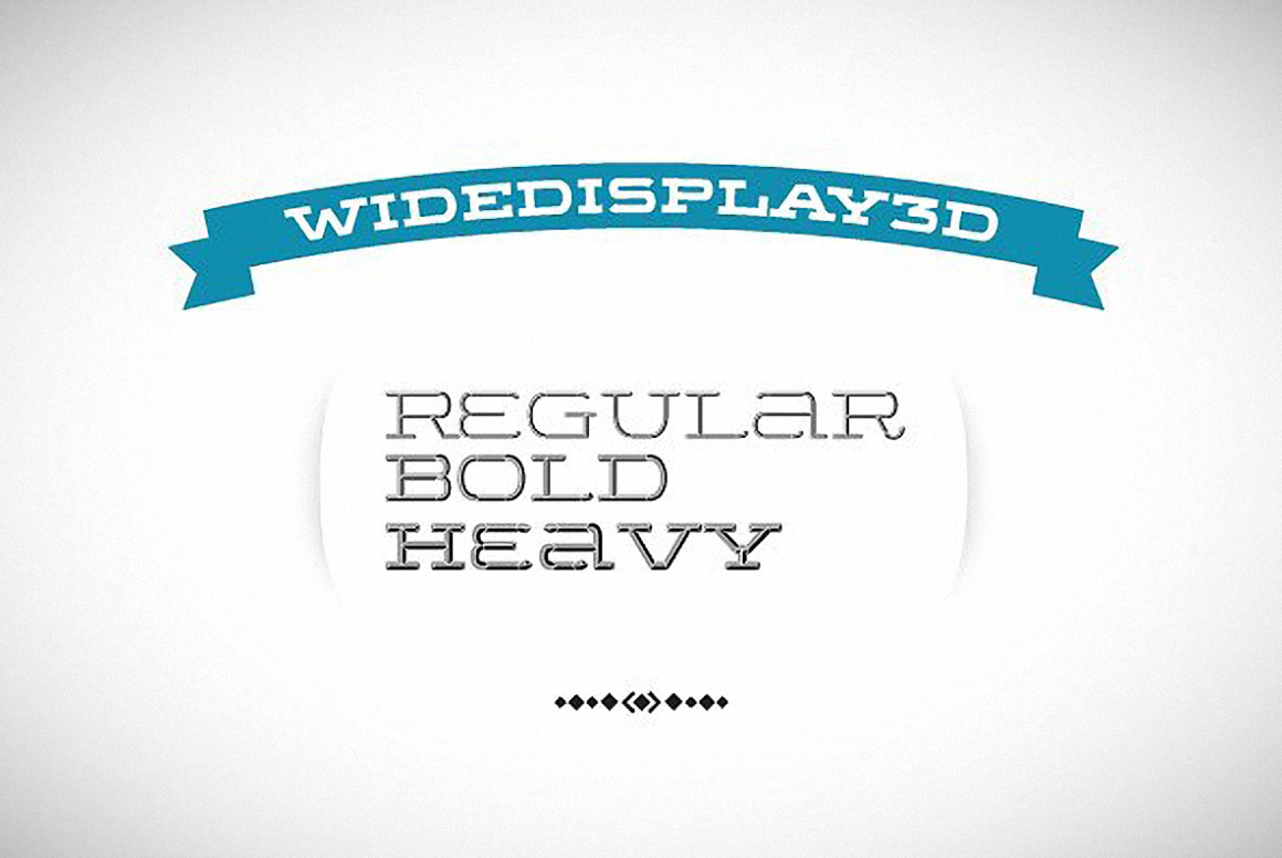 Example font Wide Display #5