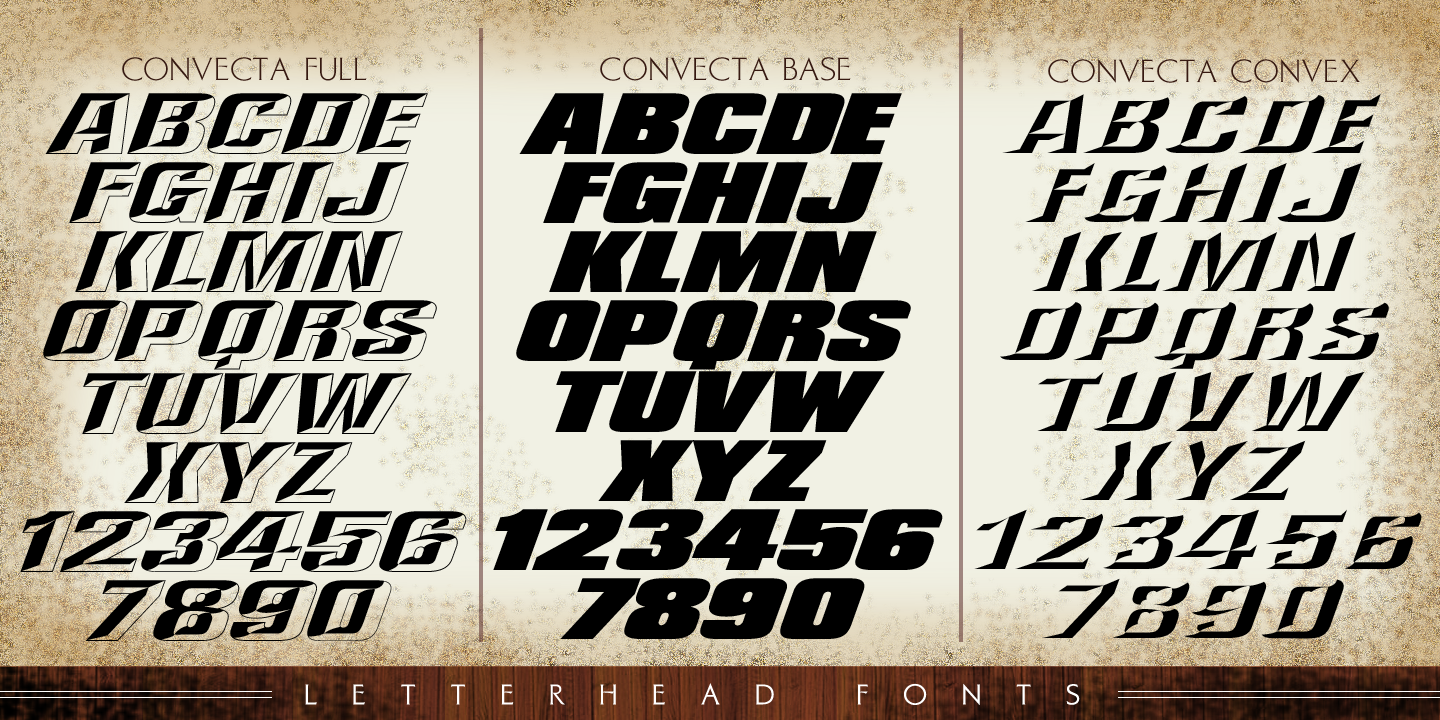 Example font LHF Convecta #4