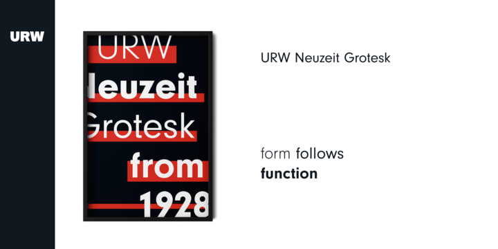 Example font Neuzeit Grotesk #3