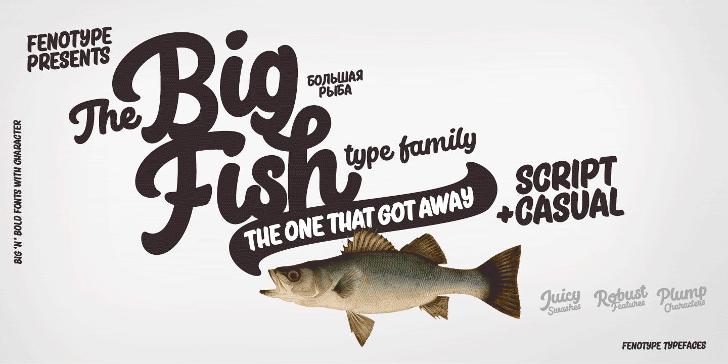 Example font Big Fish #2