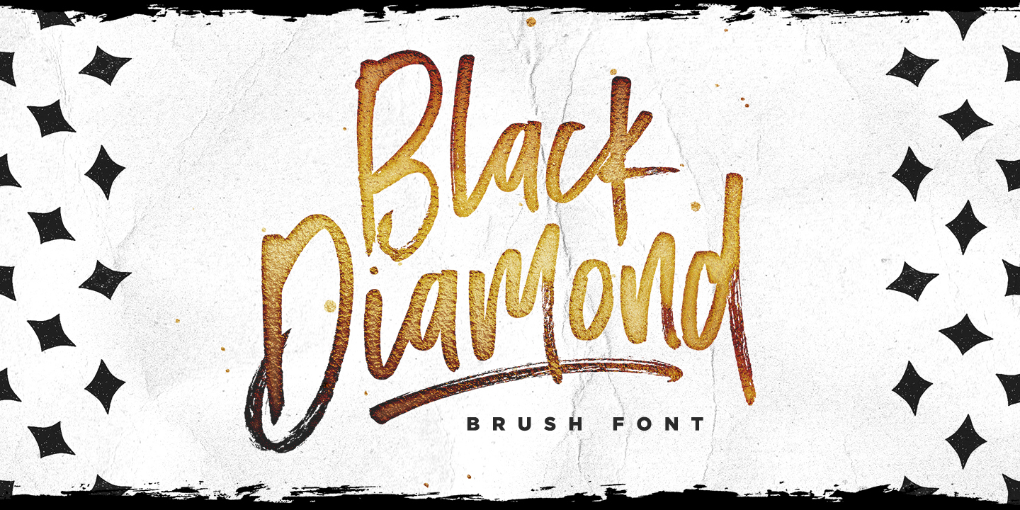 Example font Black Diamond #2
