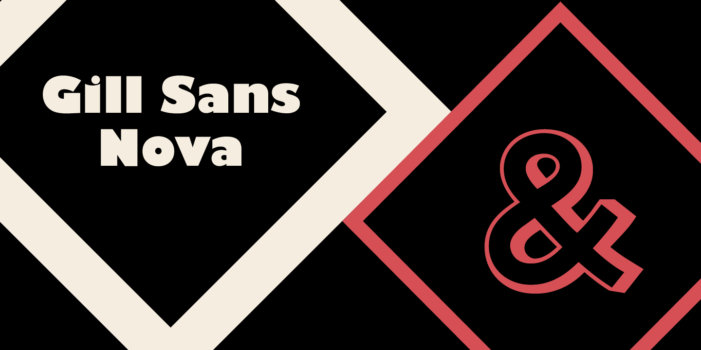 Example font Gill Sans Nova #2