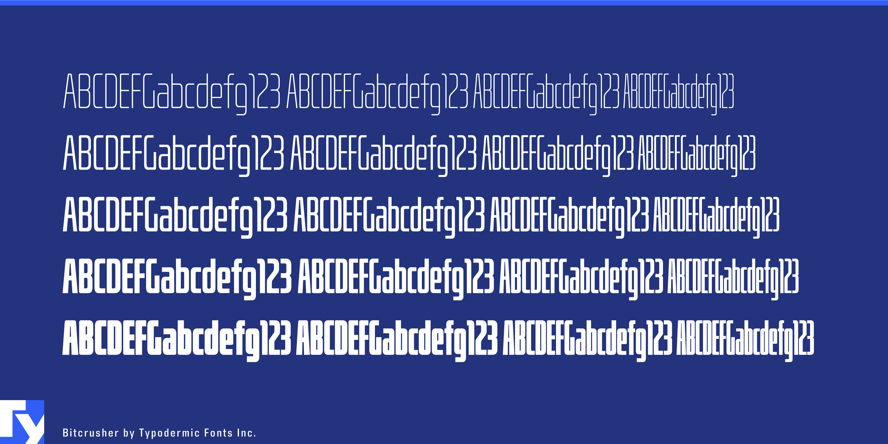 Example font Bitcrusher #5