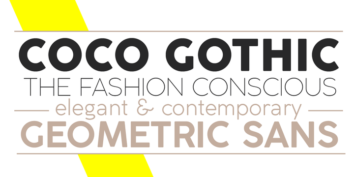 Example font Coco Gothic #2