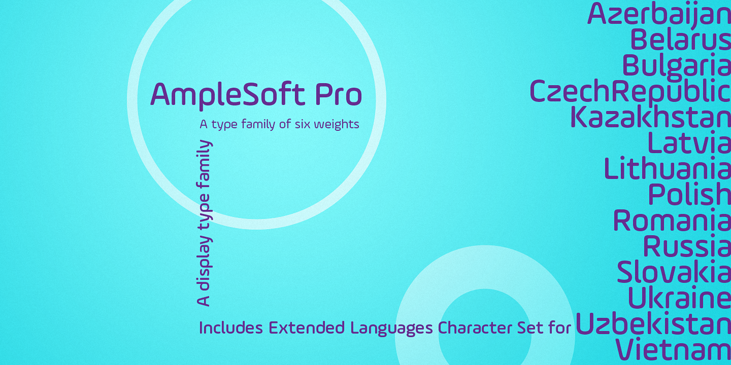 Example font Ample Soft Pro #2