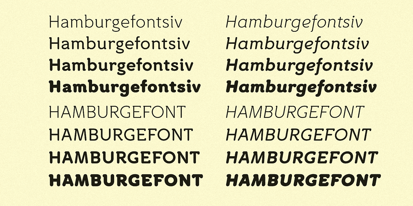 Example font Croog Pro #4