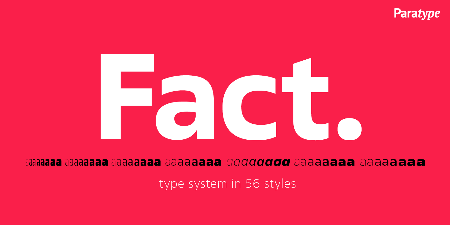 Example font Fact #2