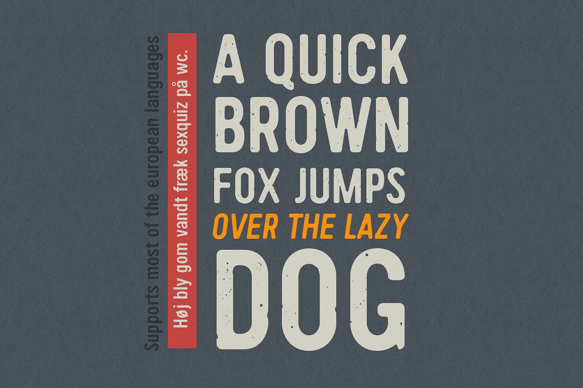 Example font Handy Sans Condensed #2