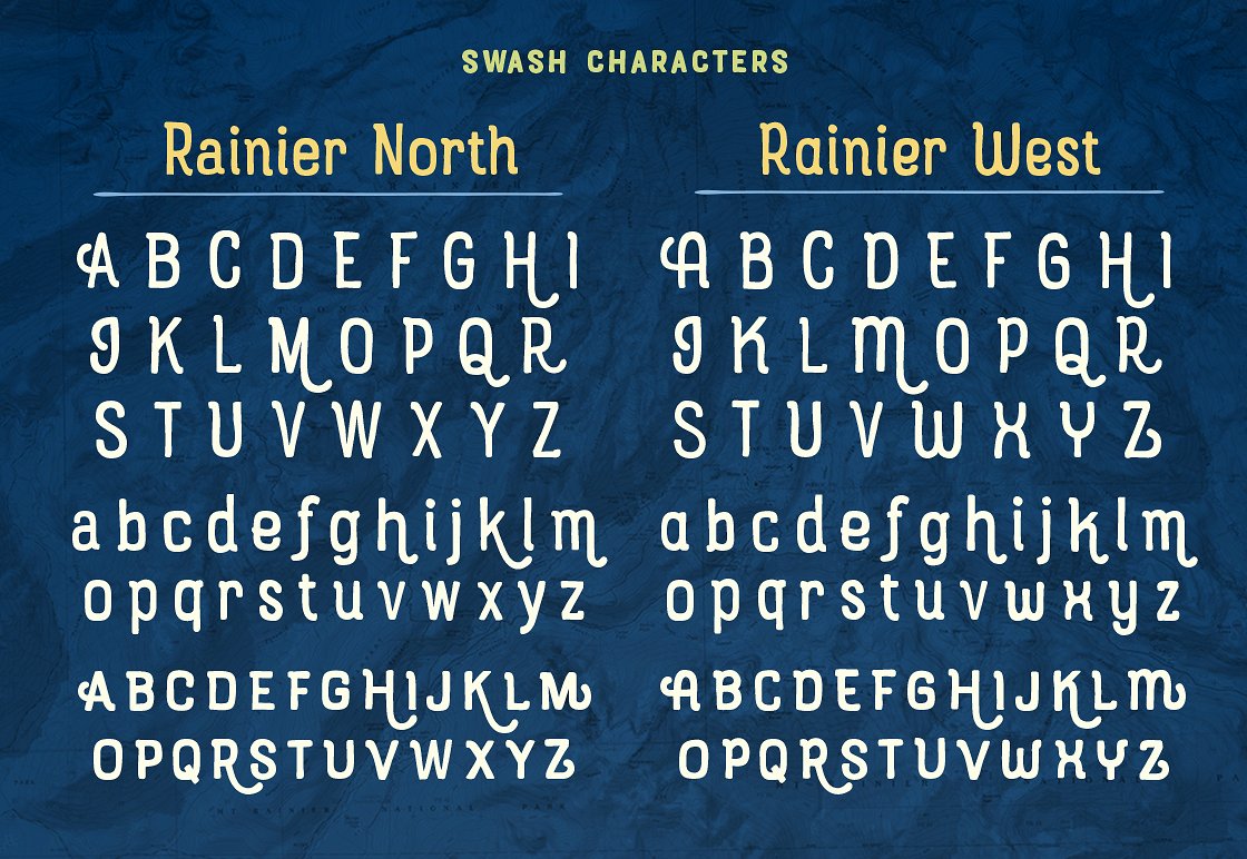 Example font Rainier #4