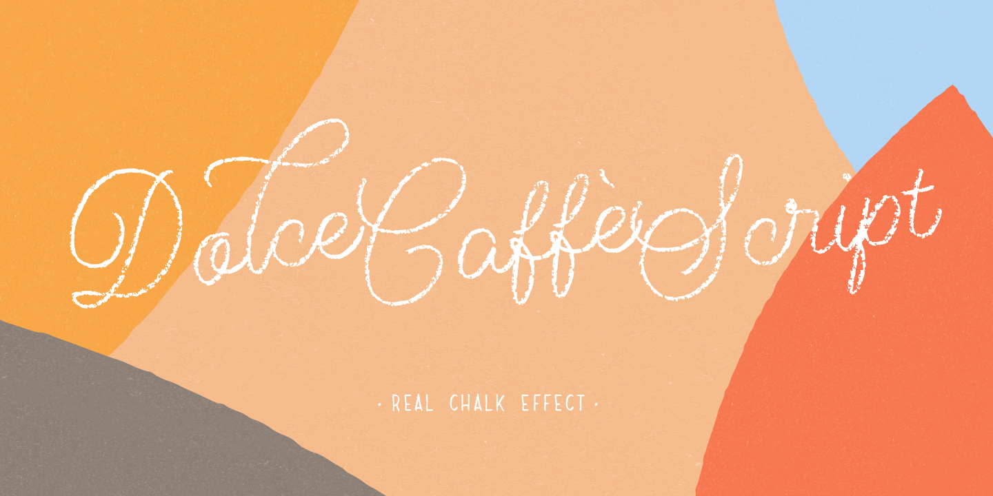 Example font Dolce Caffe Chalk #2