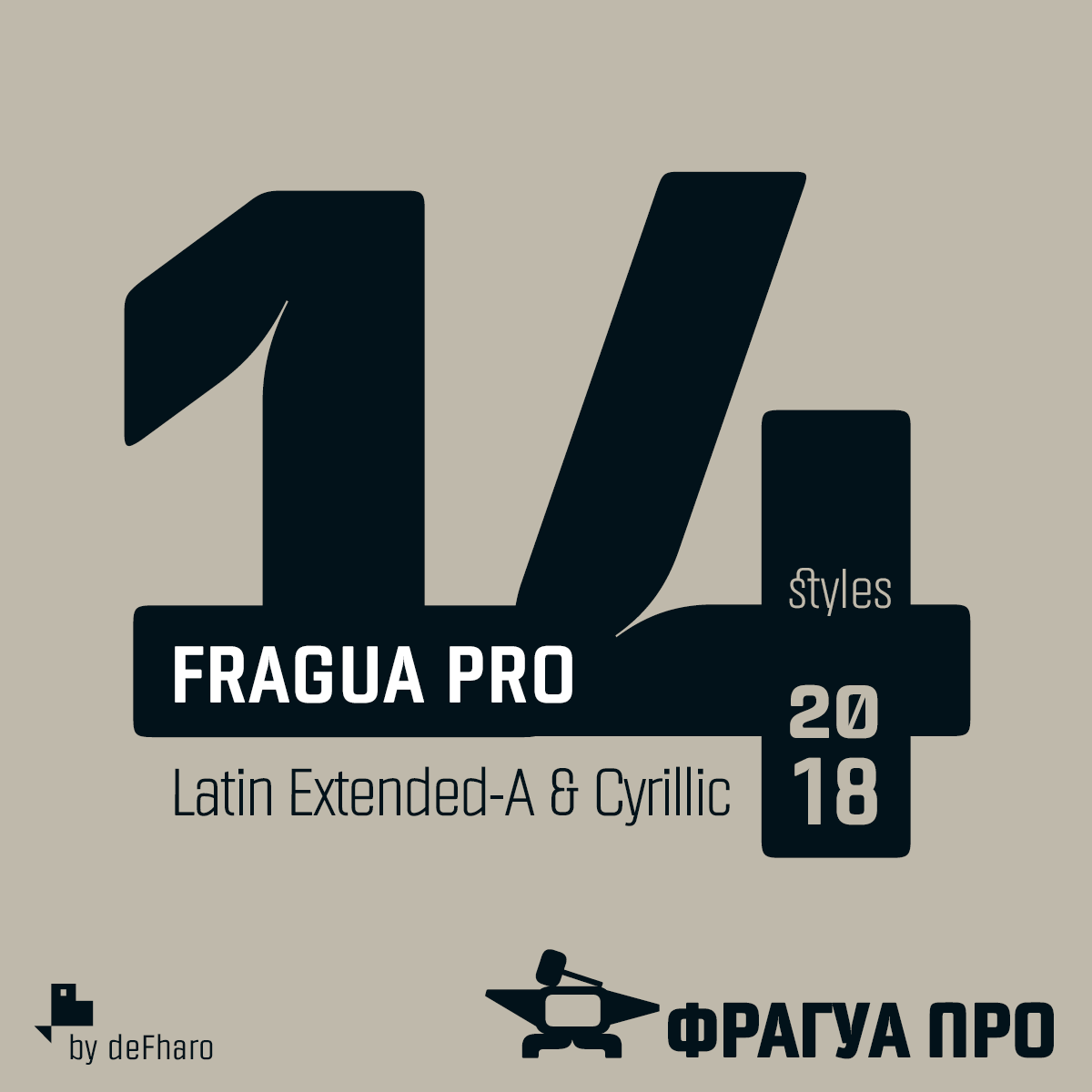 Example font Fragua Pro #10