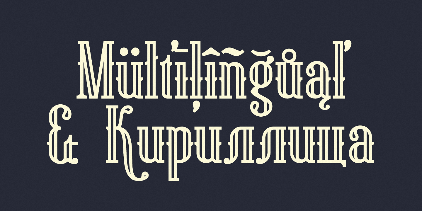 Example font Gunhill #4