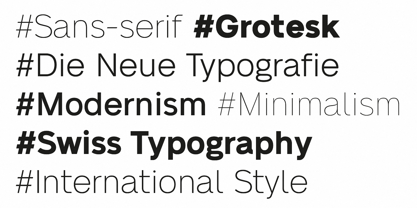 Example font Neue Alte Grotesk #4