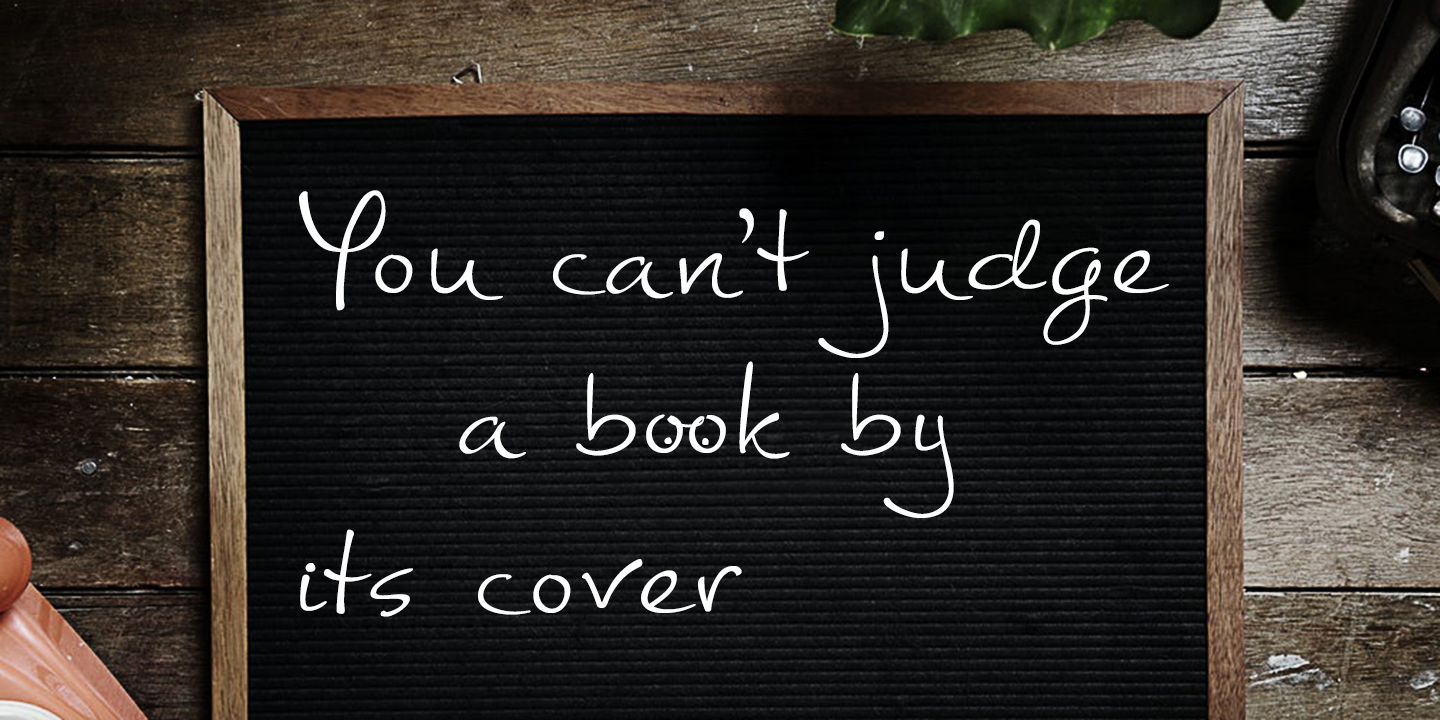 Example font Pigeon Script #3