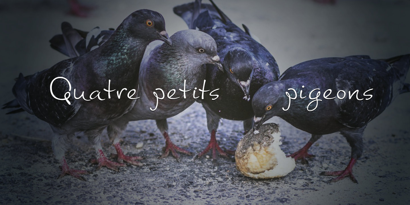 Example font Pigeon Script #5