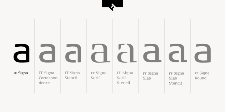 Example font FF Signa #2