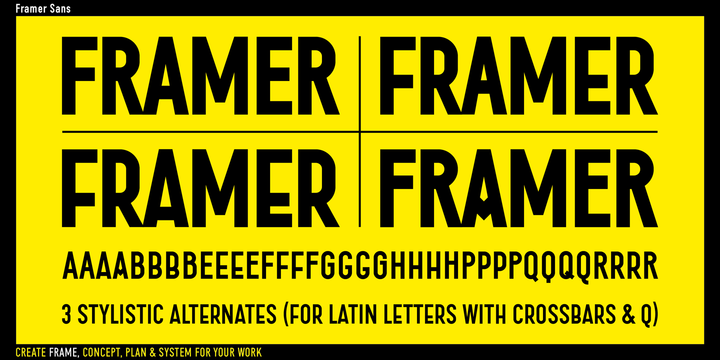 Example font Framer Sans #5