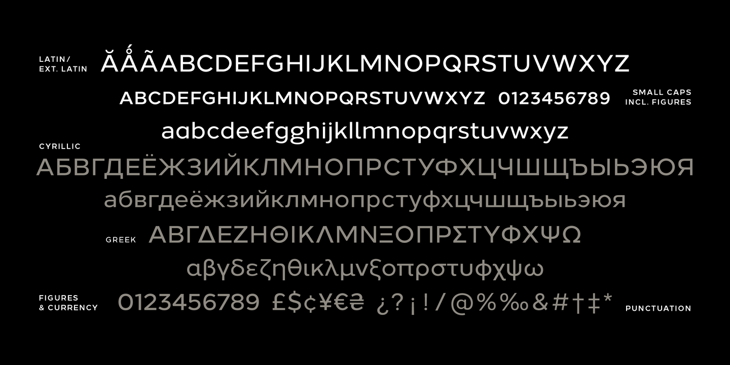 Example font Loew Next #2