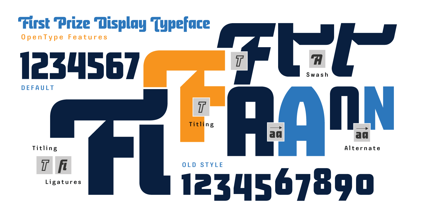 Example font First Prize #6