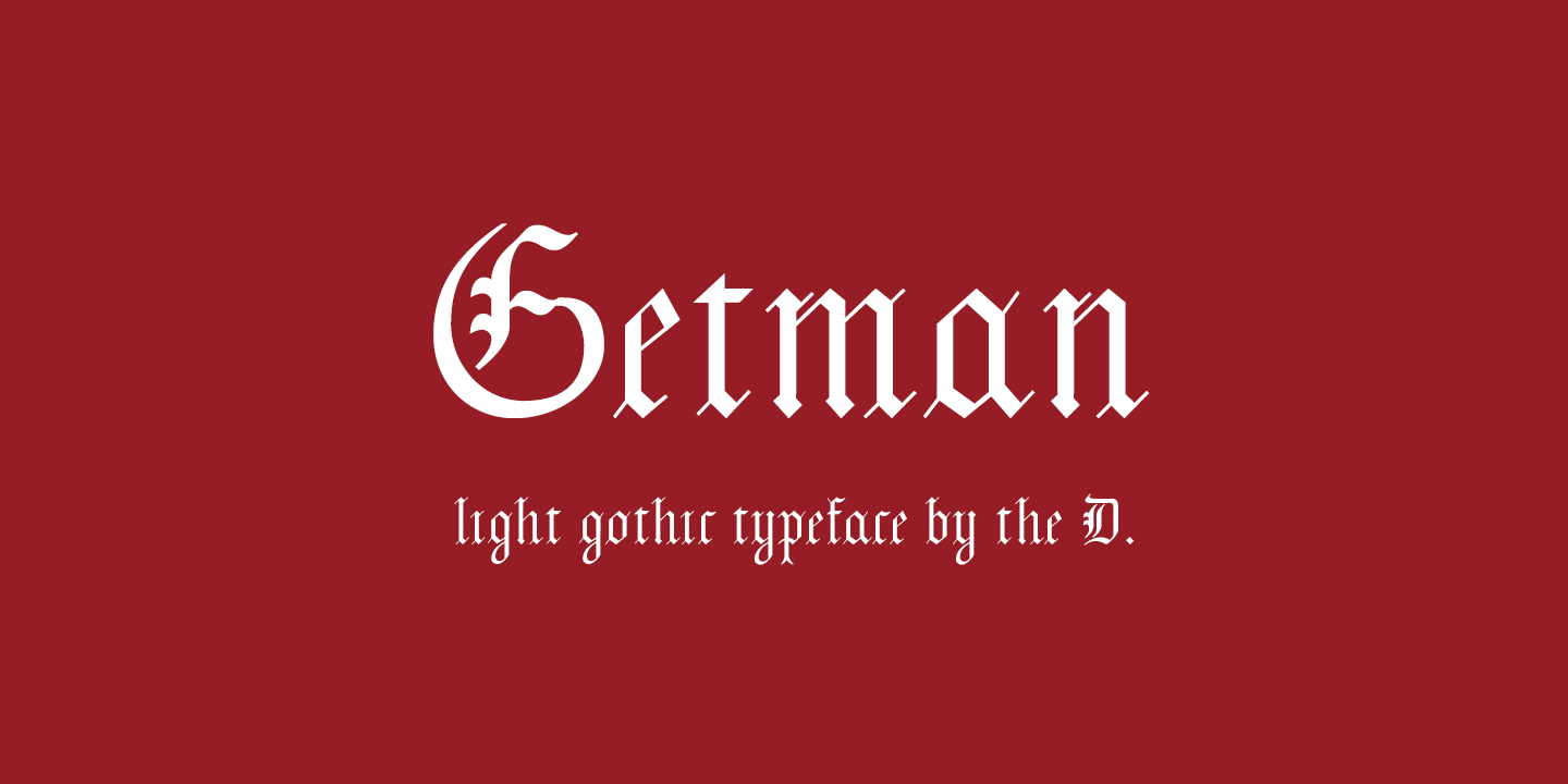 Example font Getman #4