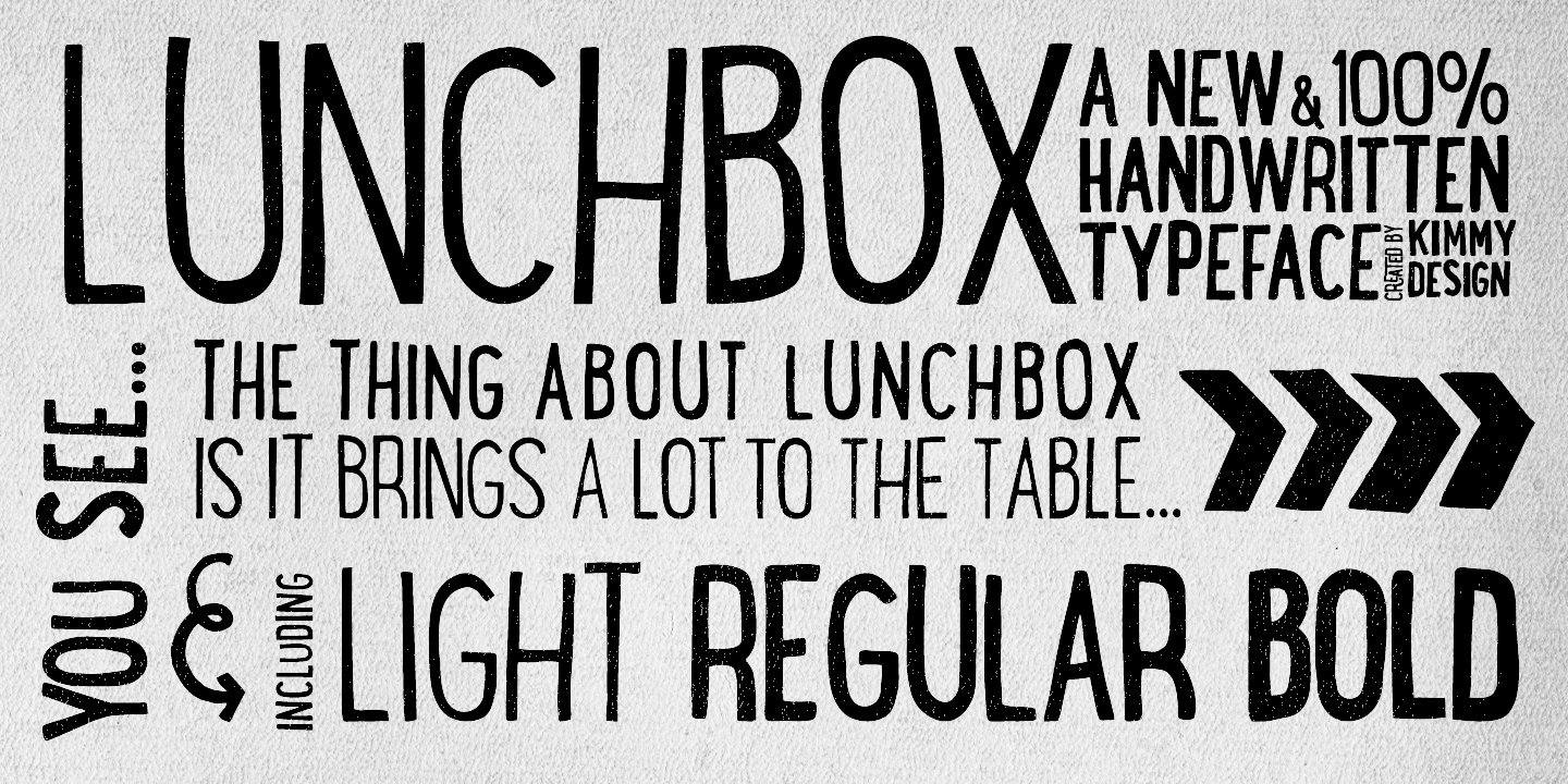 Example font LunchBox #2