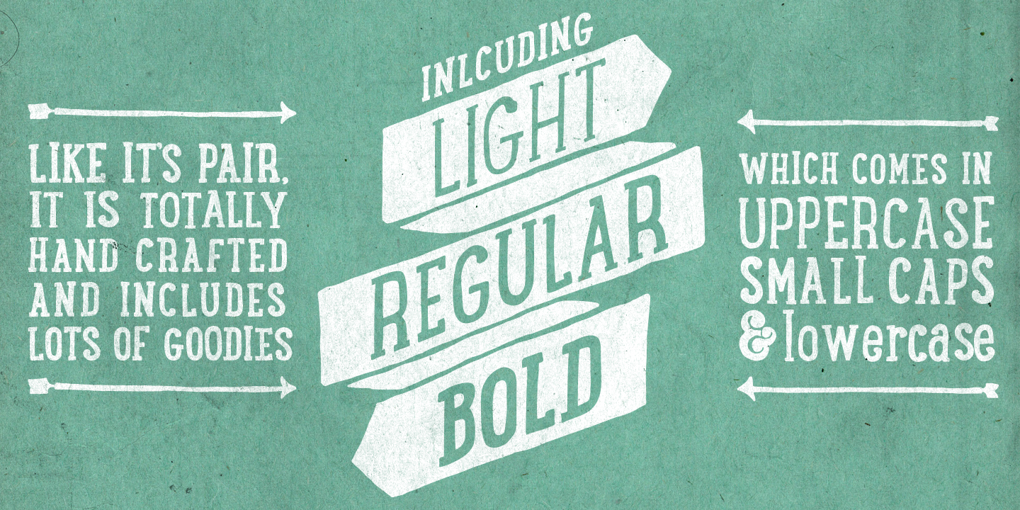 Example font LunchBox Slab #3