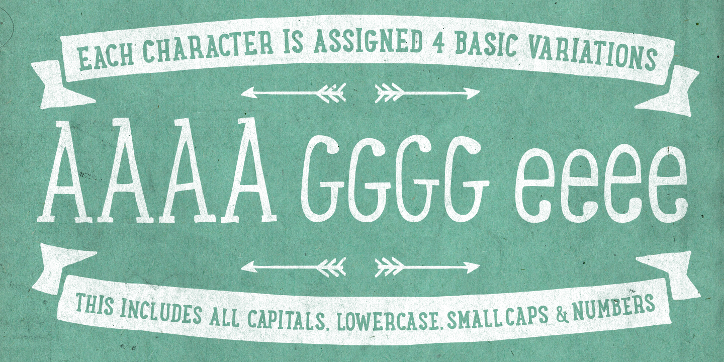 Example font LunchBox Slab #5