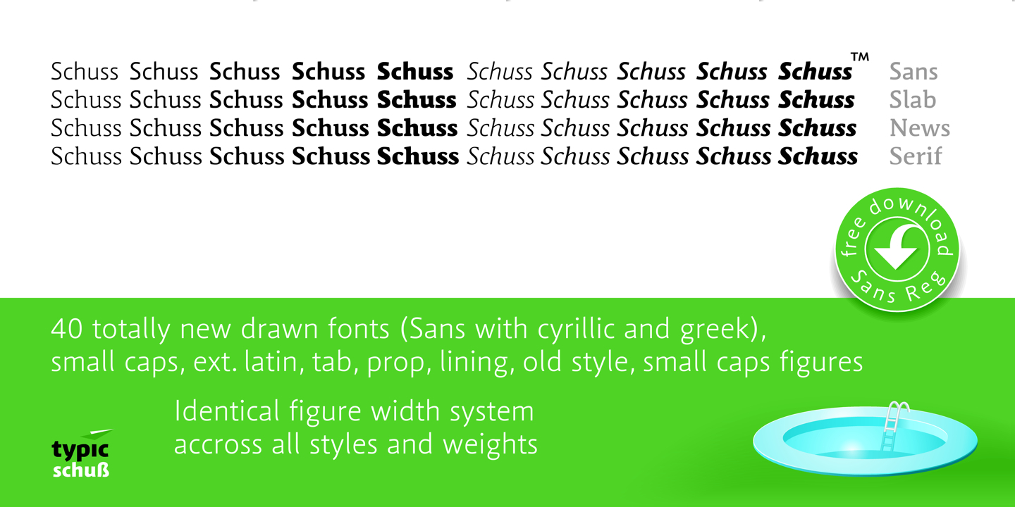 Example font Schuss Slab Pro #4