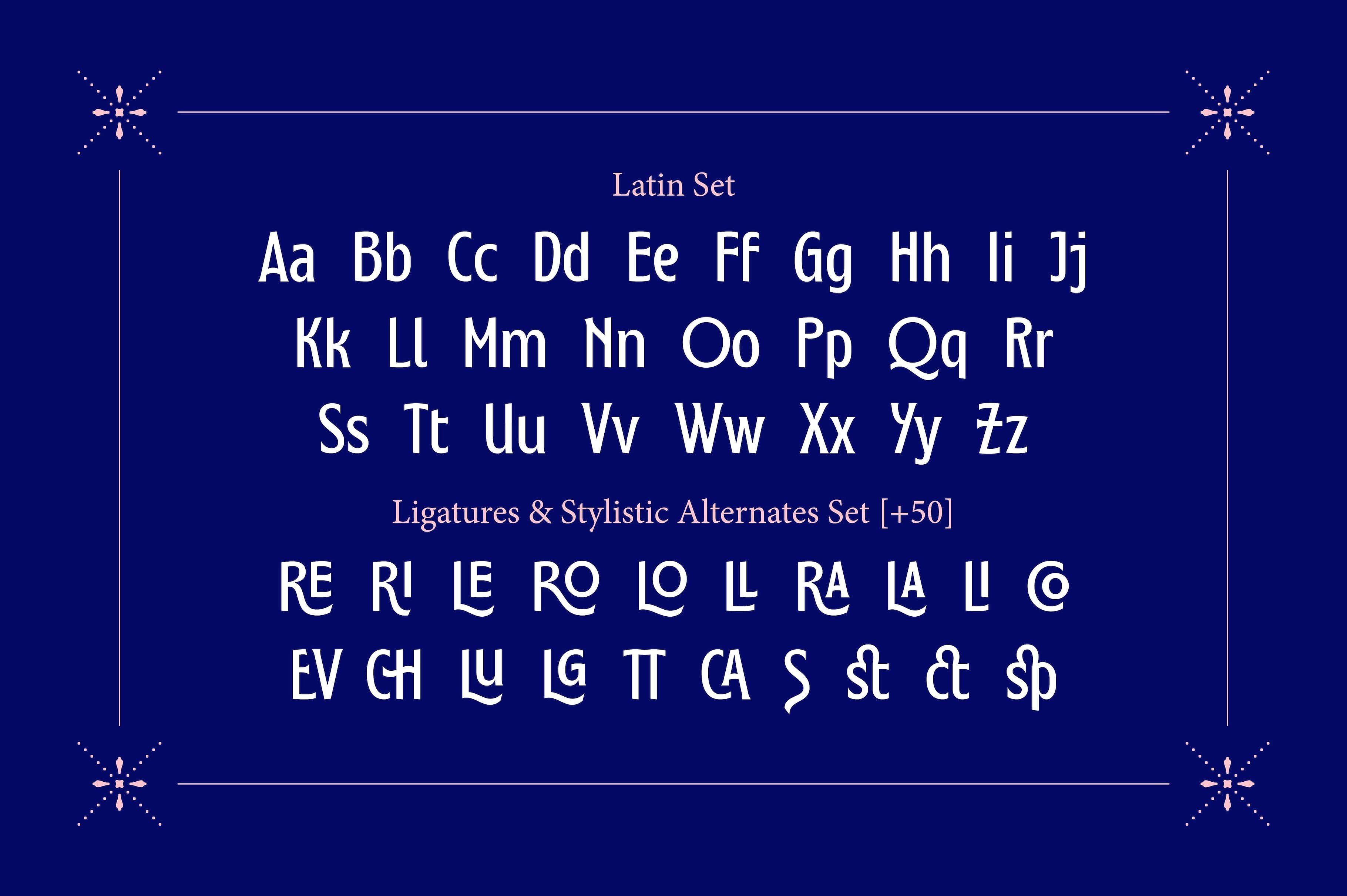 Example font Montagna LTD #19