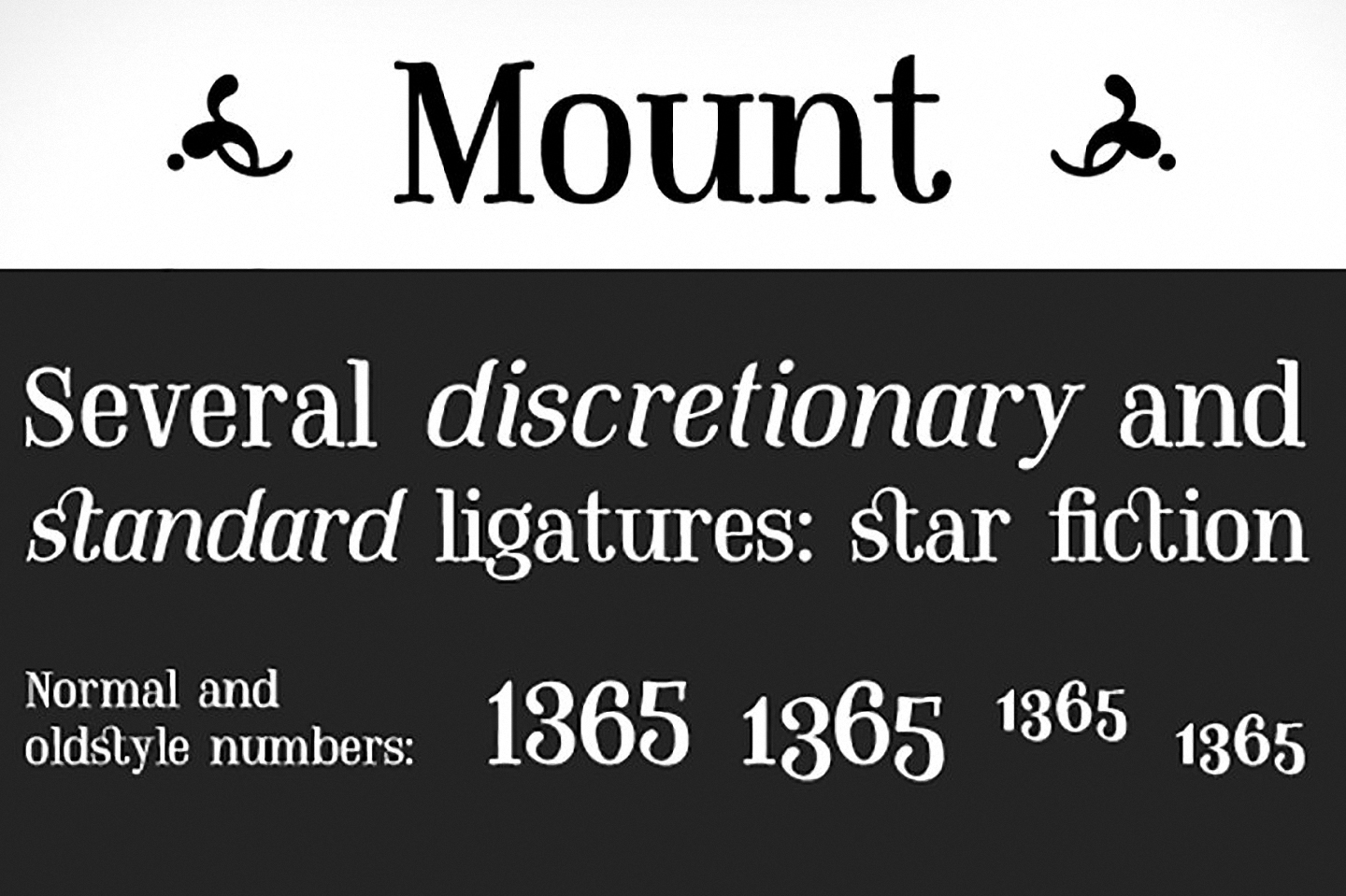 Example font Mount #2