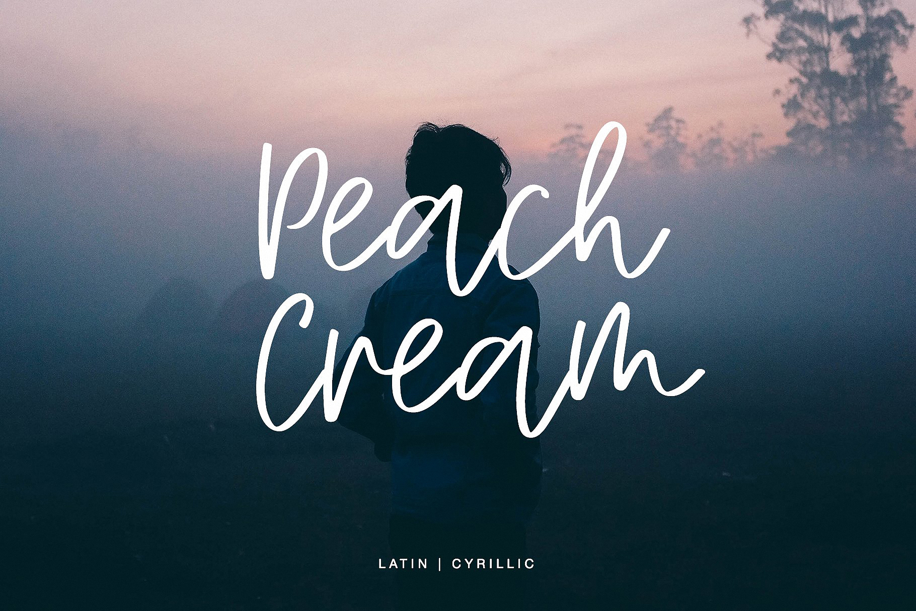 Example font Peach Cream #8