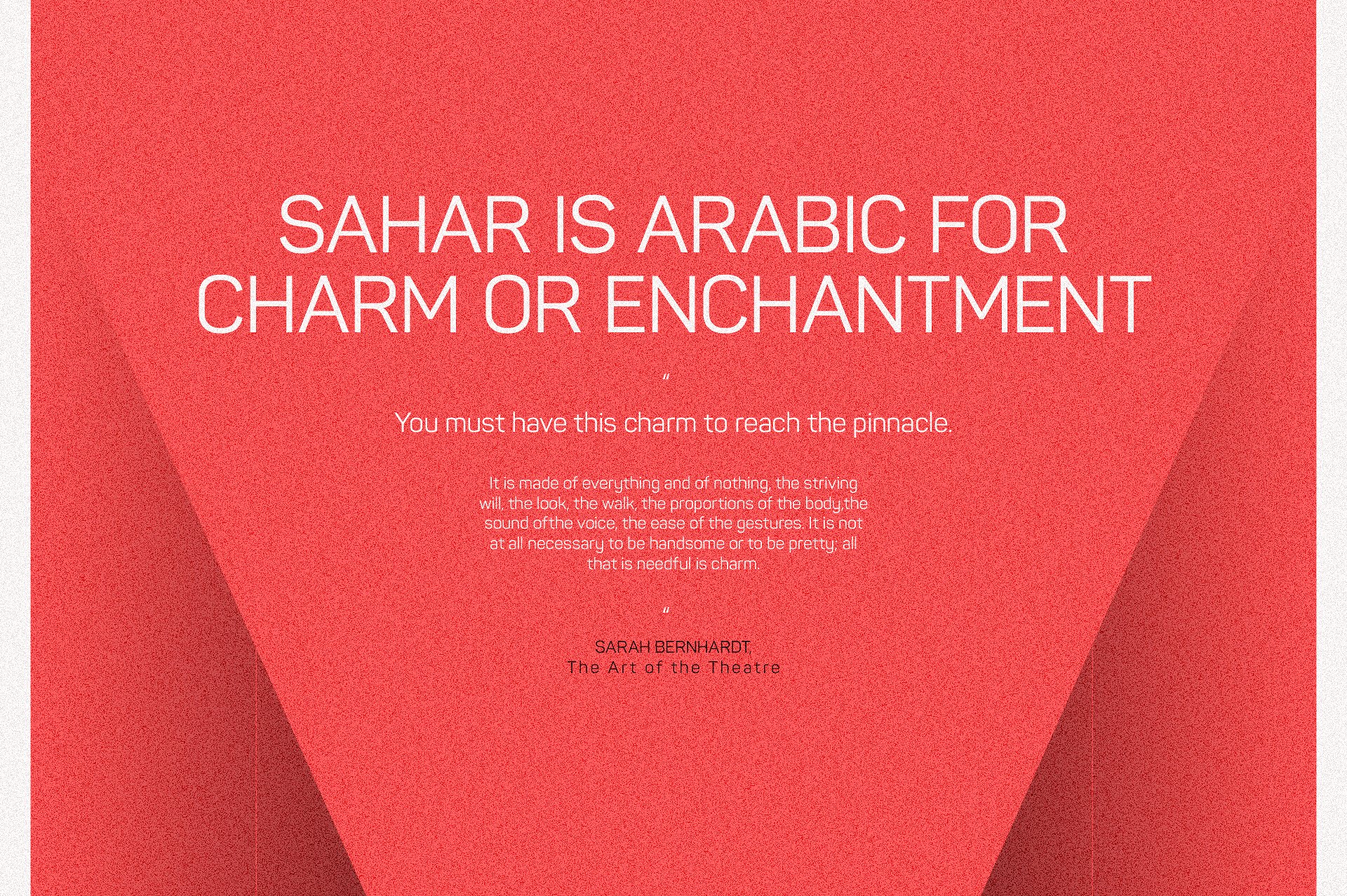 Example font Sahar #4