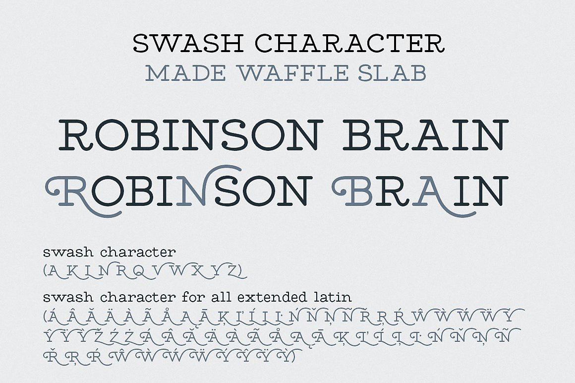 Example font MADE Waffle #8