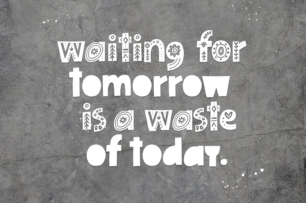 Example font Scandinavian #3