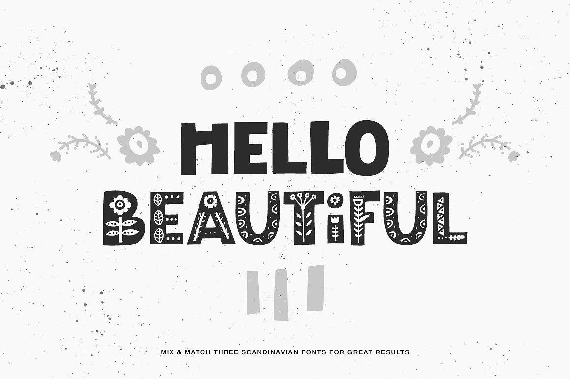 Example font Scandinavian #8