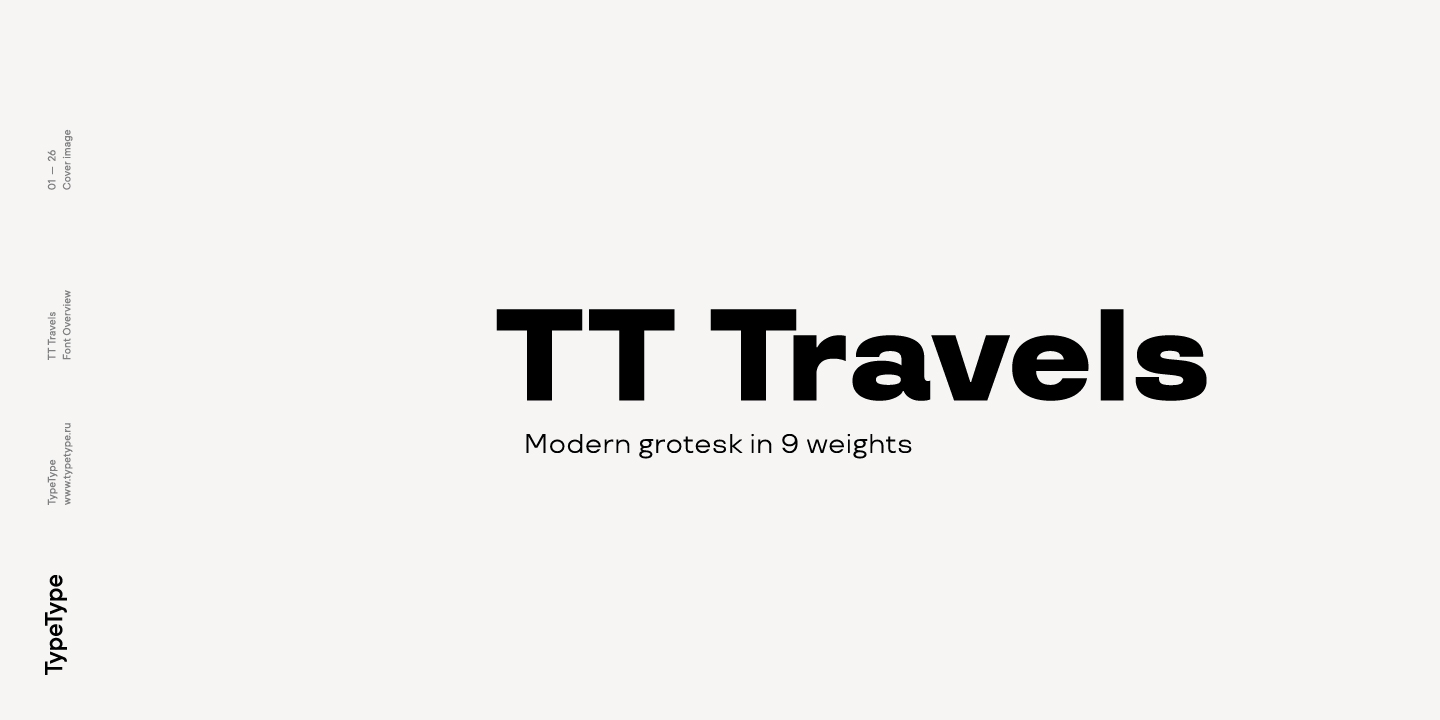 Example font TT Travels #2
