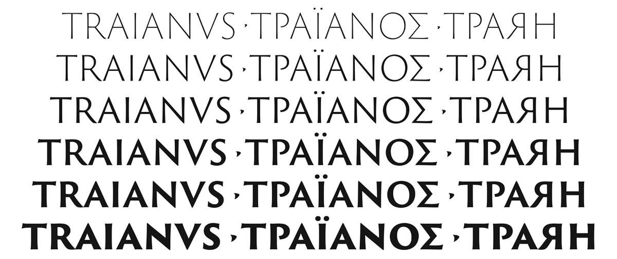 Example font Trajan Pro 3 #2