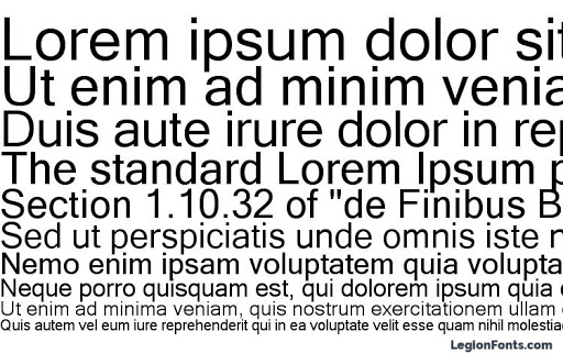 Example font Microsoft Sans Serif #2